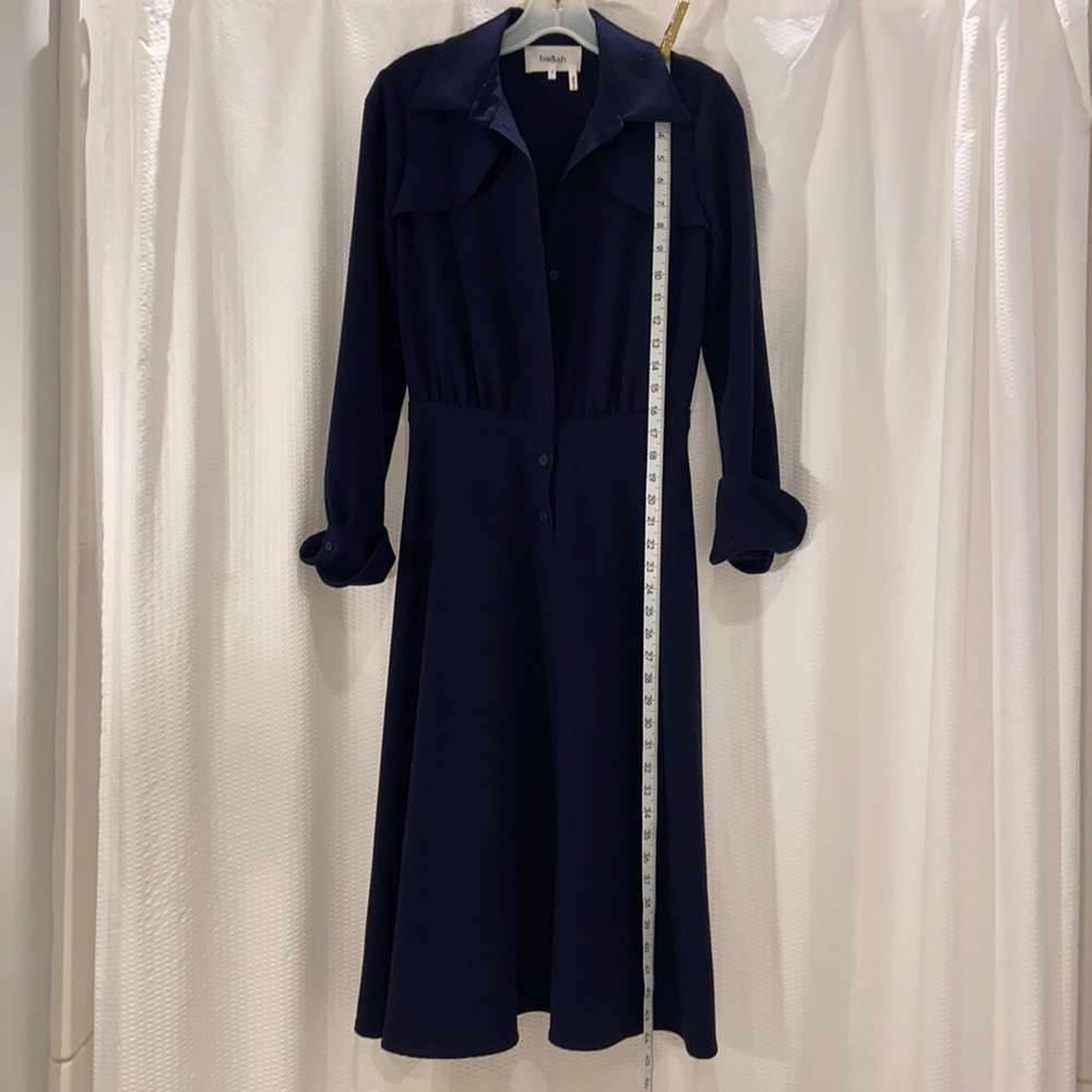 ba&sh brand navy shirt dress size S